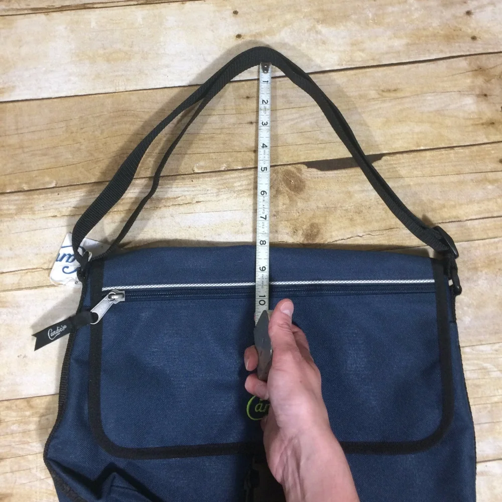 NWT Candies navy messenger bag